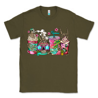 Army Green skeleton summer coffee cups Classic Tee - Jasminsmagicworld