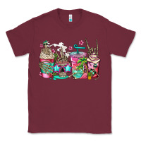 Burgundy skeleton summer coffee cups Classic Tee - Jasminsmagicworld
