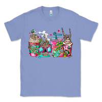 Skeleton Summer Coffee Cups Classic Tee | Teevron