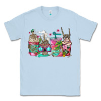 Dusty Blue skeleton summer coffee cups Classic Tee - Jasminsmagicworld
