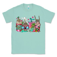 Seafoam skeleton summer coffee cups Classic Tee - Jasminsmagicworld