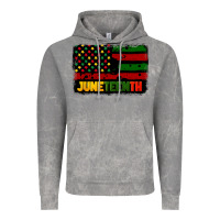 Cloud Rock juneteenth american flag Vintage Hoodie - CowGirlArtShop