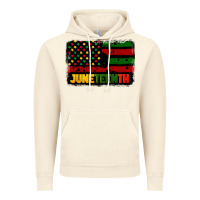 Vintage Artic juneteenth american flag Vintage Hoodie - CowGirlArtShop