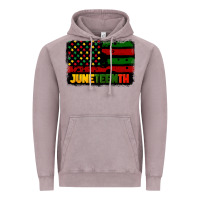 Vintage Zinc juneteenth american flag Vintage Hoodie - CowGirlArtShop