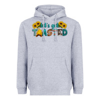 Heather Grey let's get toasted Heavyweight Hoodie - Artiststas