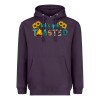 Plum let's get toasted Heavyweight Hoodie - Artiststas