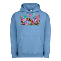 Pigment Pebble Blue stna Urban Hoodie - AdoDesignShop