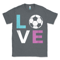 Soccer Gift For Girls Women I Love Soccer Vintage Classic Tee | Teevron