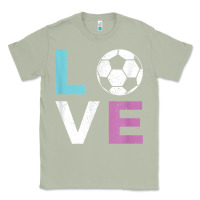 Matcha Soccer Gift for Girls Women I Love Soccer Vintage Classic Tee - minhPixels