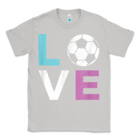 Moon Dust Soccer Gift for Girls Women I Love Soccer Vintage Classic Tee - minhPixels