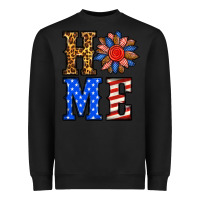 Black 4th of july home Heavyweight Sweatshirt - BundleAndBundleShop