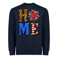 Navy 4th of july home Heavyweight Sweatshirt - BundleAndBundleShop