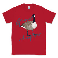 Red Canadian Goose Whisperer Shirt Funny Cute Bird Hunter Gift 2 Classic Tee - minhPixels