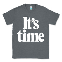 Charcoal Heather its time Classic Tee - minhPixels