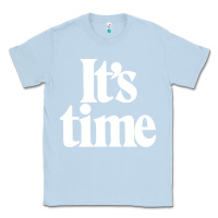 Dusty Blue its time Classic Tee - minhPixels