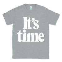 Heather Grey its time Classic Tee - minhPixels