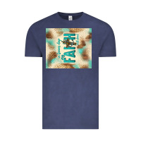 Vintage Denim faith with cross Vintage Tee - TumblerDesignByShophia