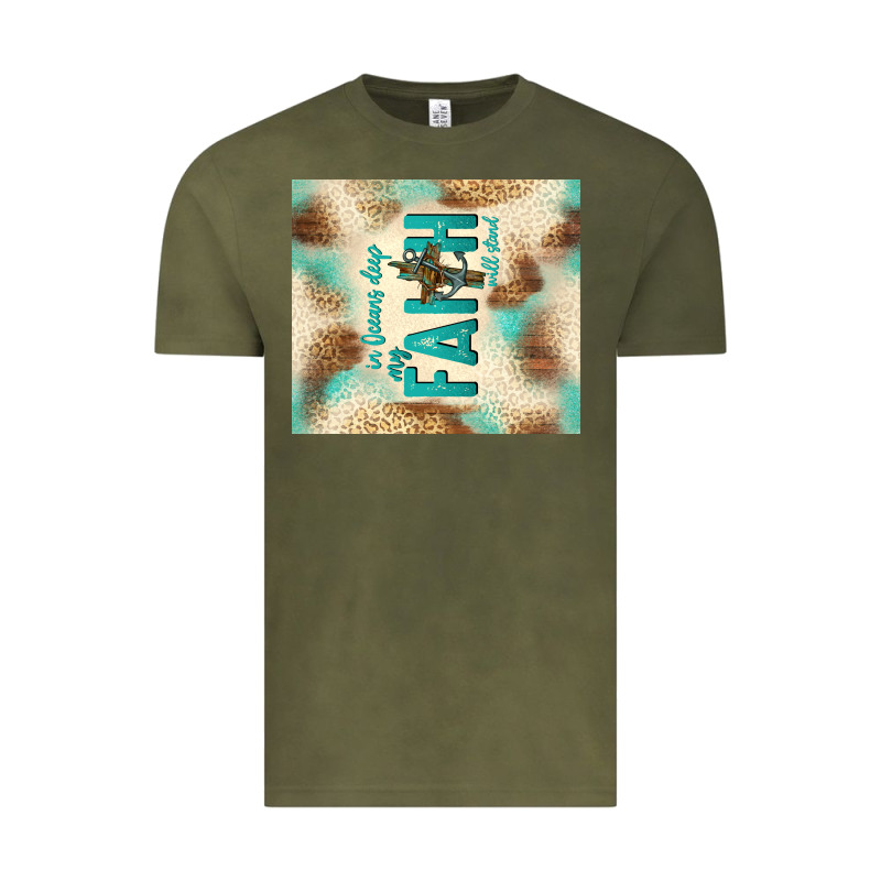 Faith With Cross Vintage Tee by TumblerDesignByShophia | Teevron