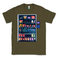Army Green Funny Costumes for Halloween Vending Machine Silvester Classic Tee - minhPixels