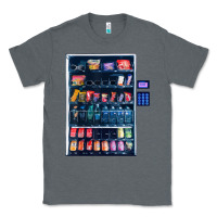 Charcoal Heather Funny Costumes for Halloween Vending Machine Silvester Classic Tee - minhPixels