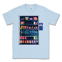 Dusty Blue Funny Costumes for Halloween Vending Machine Silvester Classic Tee - minhPixels