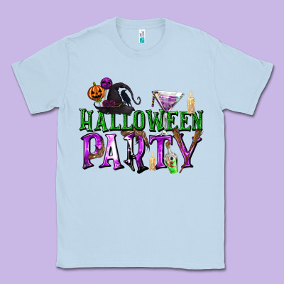 Halloween Party Classic Tee Designed By Texasbilliewilder