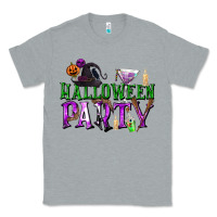 Heather Grey Halloween Party Classic Tee - texasbilliewilder