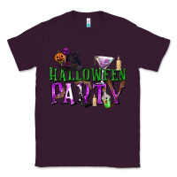 Plum Halloween Party Classic Tee - texasbilliewilder