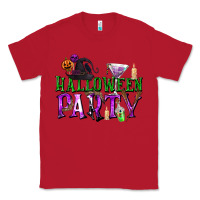 Red Halloween Party Classic Tee - texasbilliewilder