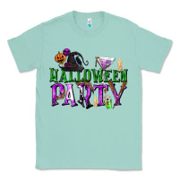 Seafoam Halloween Party Classic Tee - texasbilliewilder