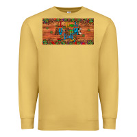 Antique Gold i teach au some kids license plate Premium Sweatshirt - Artiststas