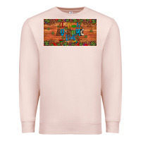 Pale Pink i teach au some kids license plate Premium Sweatshirt - Artiststas