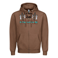 Chestnut no perfect just forgiven Zipper Hoodie - CowhideDigitalArt