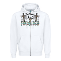 White no perfect just forgiven Zipper Hoodie - CowhideDigitalArt