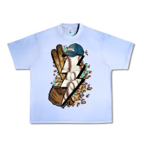 Grape Ice Lightning bolt Baseball Urban Heavy Tee - HowdyJamesFarm