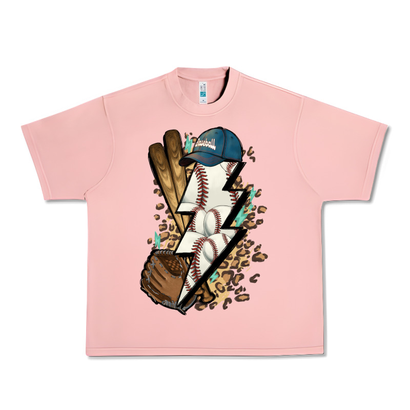 Lightning Bolt Baseball Urban Heavy Tee by HowdyJamesFarm | Teevron