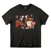 Asphalt Christmas Bear Family Heavy Core Tee - LillyAllenDesigns