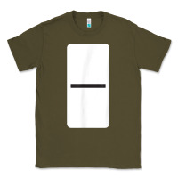 Army Green Double Blank Dominoes Halloween Costume Domino Game Classic Tee - minhPixels