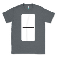 Charcoal Heather Double Blank Dominoes Halloween Costume Domino Game Classic Tee - minhPixels