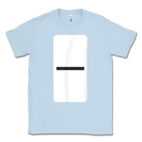 Dusty Blue Double Blank Dominoes Halloween Costume Domino Game Classic Tee - minhPixels