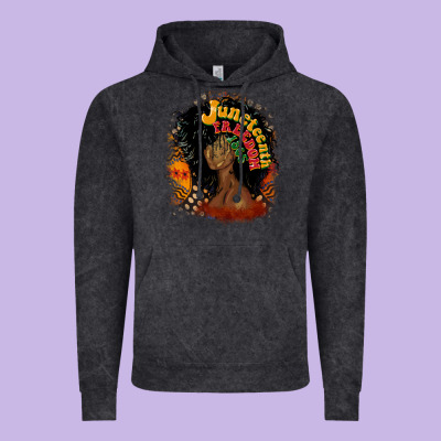 Juneteenth Freedom 1865 Vintage Hoodie Designed By Cowgirlartshop