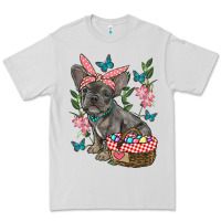 Dove Grey easter french bulldog Premium Tee - RanaPortraitStore