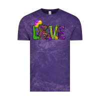 Cloud Purple Love Louisiana Vintage Tee - HowdyJamesFarm