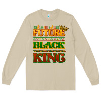 Mushroom Future black king Long Sleeve Tee - HowdyJamesFarm