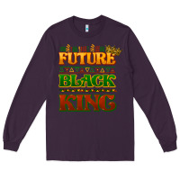 Plum Future black king Long Sleeve Tee - HowdyJamesFarm