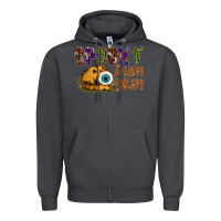 Smoke spooky pumpkin Zipper Hoodie - SublimationCraftShop