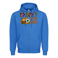 True Royal spooky pumpkin Zipper Hoodie - SublimationCraftShop