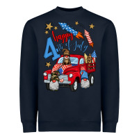 Navy 4th of july truck  1 Heavyweight Sweatshirt - BundleAndBundleShop