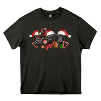 Asphalt Christmas Black Angus Cows Heavy Core Tee - LillyAllenDesigns