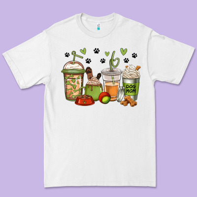 Dog Mom Coffee Premium Tee Designed By Jasminsmagicworld